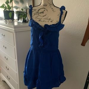 Royal blue mini dress juniors